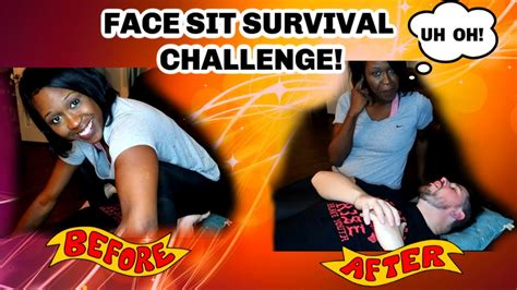 guy facesitting girl|Face Sit Survival challenge